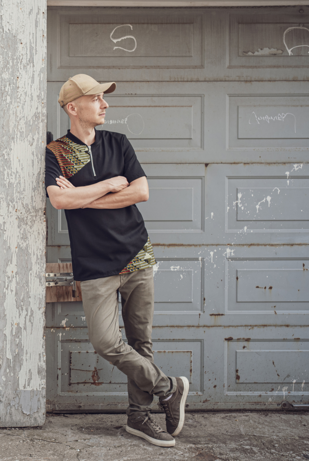 Ash – T-shirt unisexe laine douce & wax, fait main, édition limitée